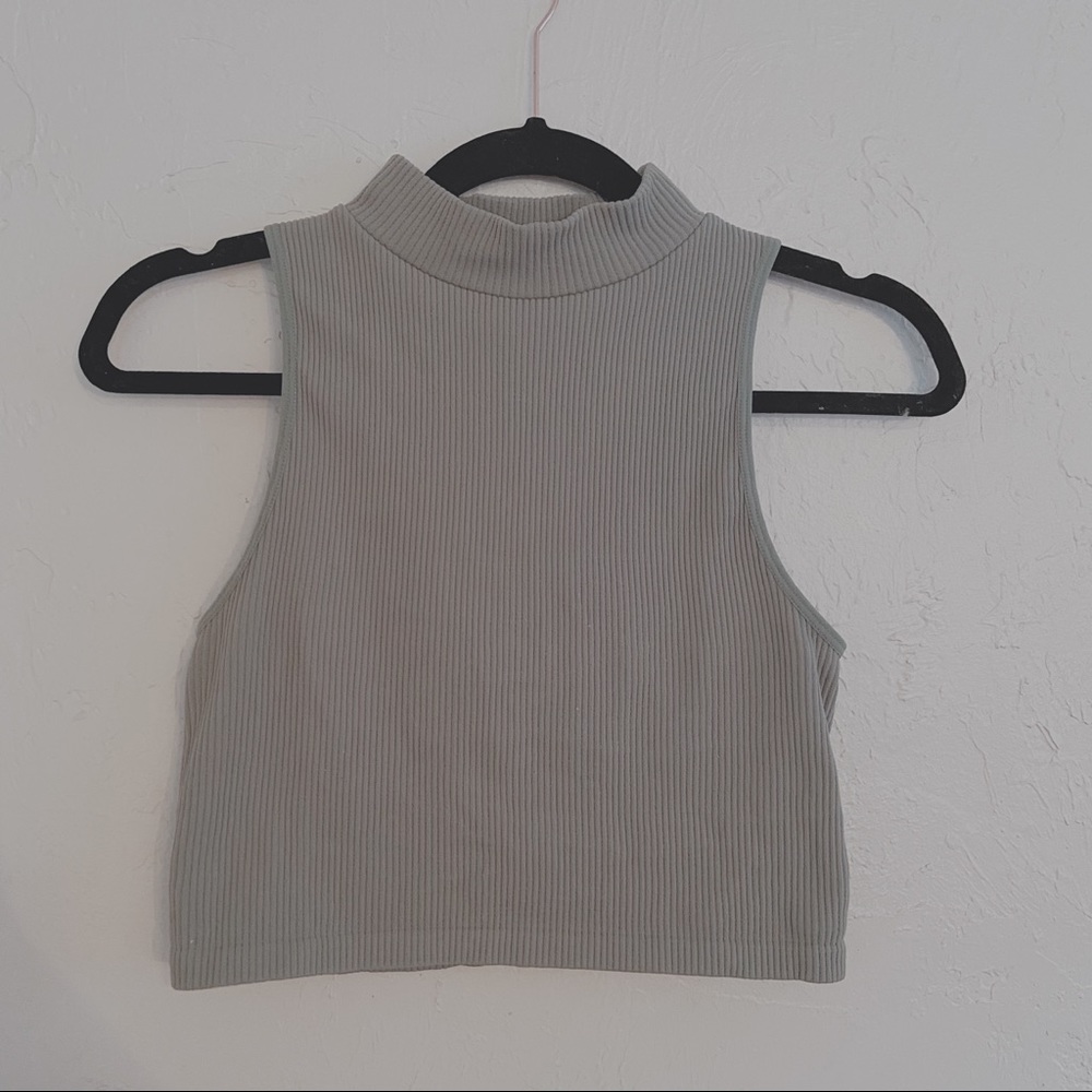 ZARA Limitless Contour Ribbed Top